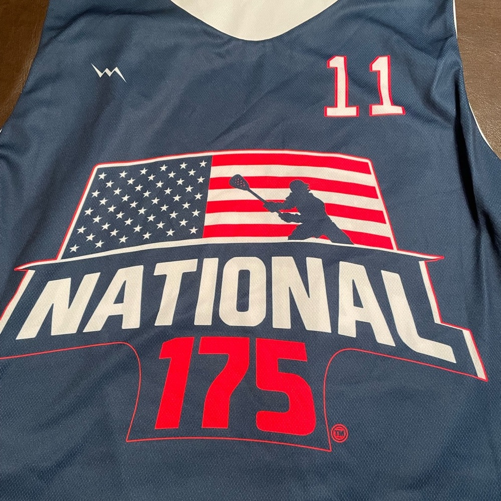 National 175 Lacrosse Jersey - Navy and Red